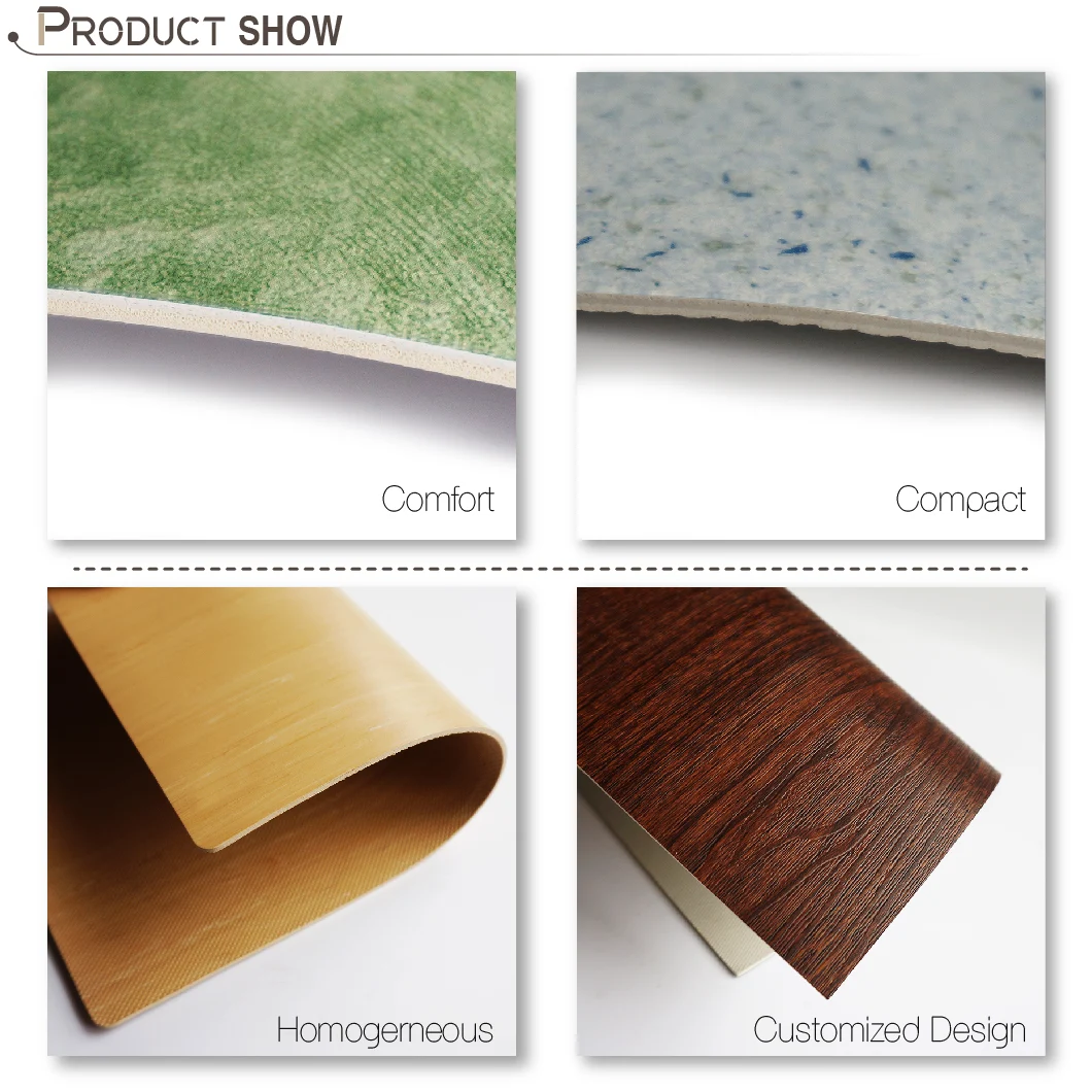 Vinyl Cushion Flooring Vinyl Carpet (GDB2012)