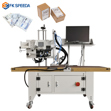 Box Express Bill Labeling Machine: Automatic Flat-Top Side Label Application Solution