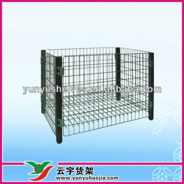 Metal wire storage cage