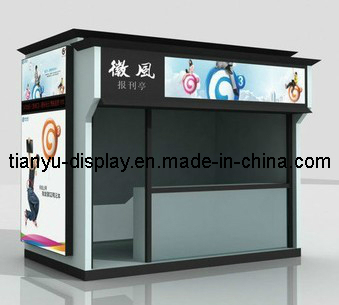Customized Oval Wooden Display Showcase