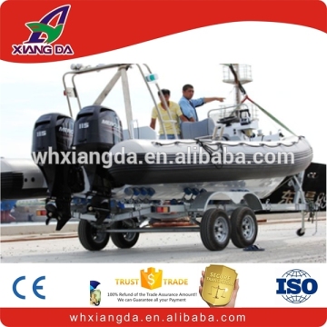 high quality aluminum rib boat passenger boat