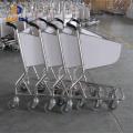 Bagaux de passagers en acier inoxydable chariot d&#39;aéroport