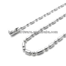 Fashion High Quality Metal Bar Ball Chain Necklace
