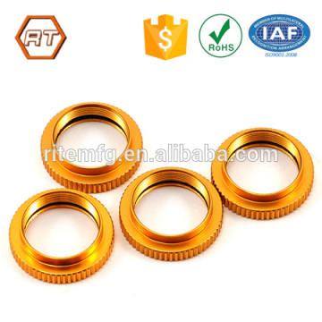 customized cnc turning anodized aluminum rings