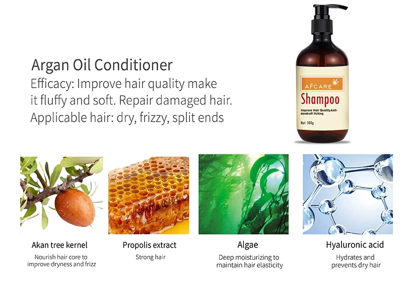 Private Label Wholesale Argan Oil Shampoo for Hair Care Anti-Aching Anti-Hair Loss Growth