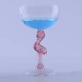 Mermaid Bird And Cactus Goblet Water Glasses With Animal Stem