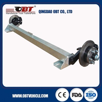 Hot sale 1500kg rubber torsion axle