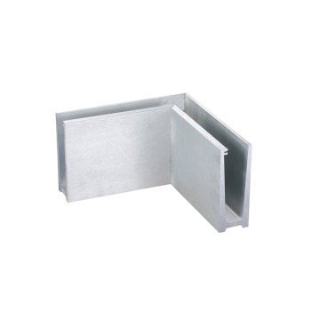 Modern residential glass panel porch railing system