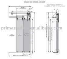 Elevator Car Door operator--2 Panel Side Opening