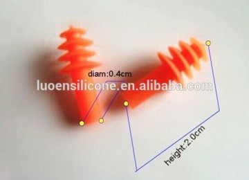 noise prevent silicone rubber ear plug