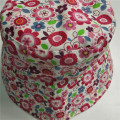 Full Flower Print Cotton Bucket Hat