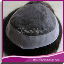 Hair toupee,male hair piece,best quality natural toupee for men