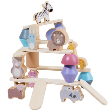 Montessori Wooden Toy: A Comprehensive Guide to the Children's Forest Animals Stacking and Balance Beam