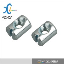 High Quality M8 Steel Cross Dowel with Center Hole and Zinc Plated