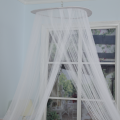 TC White Mosquito Net Easy Installation Bed Canopy