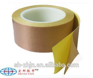 Heat Resistant PTFE Glass Cloth Fabric Tape with silicone adhesive