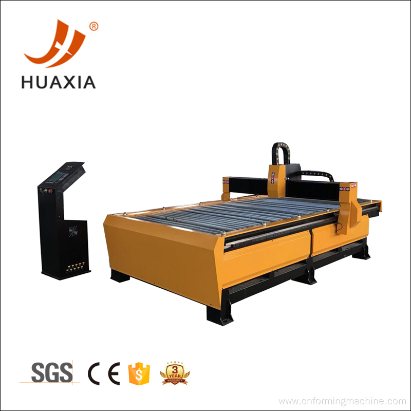 Dual driven gantry type CNC plasma cutting table