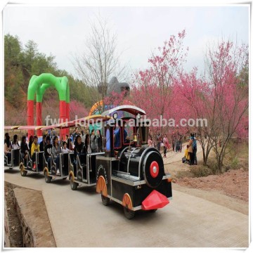 Fwulong glass fiber tourist Trackless Used Amusement Park Trains,model electric trains for kids