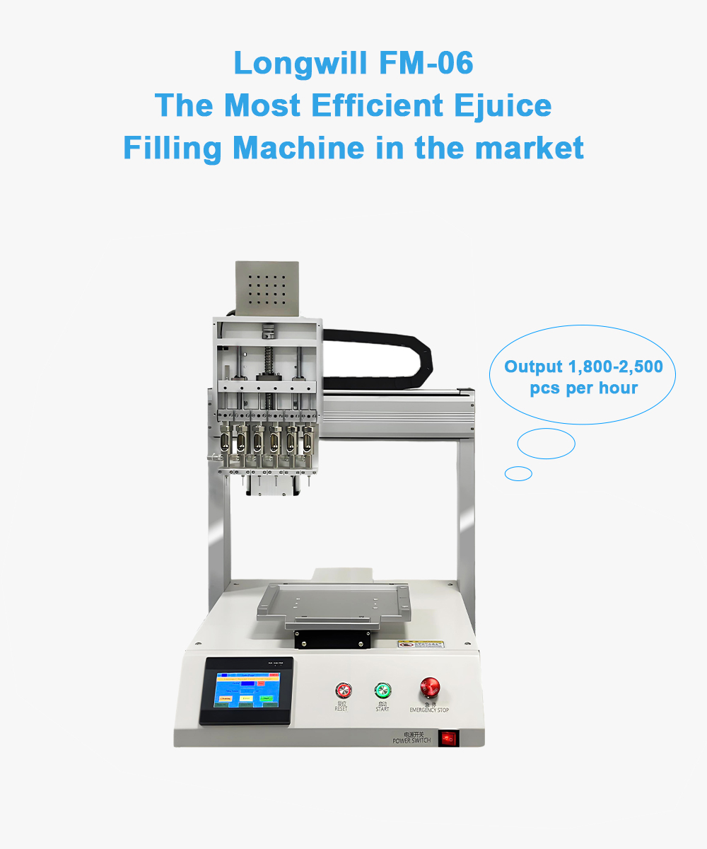 Machina de llenado de vape desechable de 6 cabezas 6 Heads Disposable vape filling machine