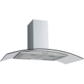 Cooker Hood 90cm Curved Glass