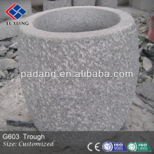 G603 grey Stone Trough, granite trough