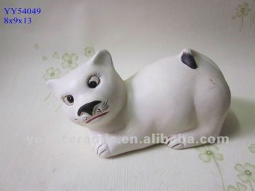 ceramic cat figurine