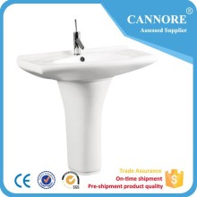 Simple Ceramic Pedestal Basin 311