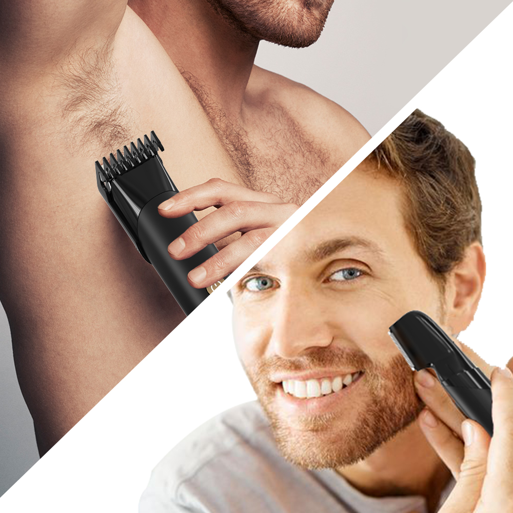 Replaceable stainless steel blade head hair trimmer