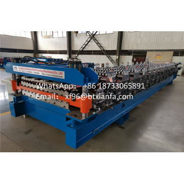 Corrugated Tile Trapezoidal Tile Double Deck Machine