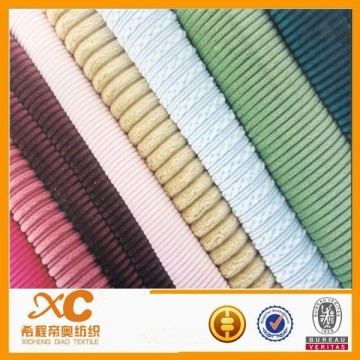 Soft hand feel 8 wale corduroy fabric