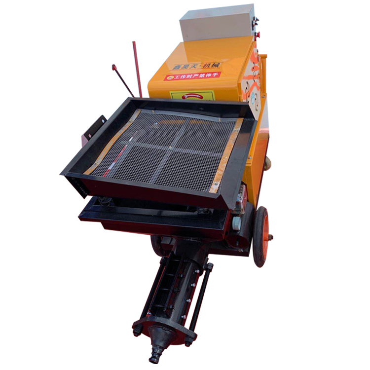 Wall concrete cement mortar spraying machine