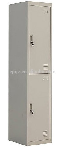 Cheap rolling steel coin locker,modern 2 doors gym locker storage