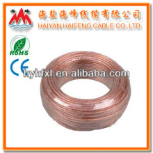 Transparent Colourful Speaker Wire/Cable