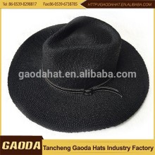 Factory sale best quality cowboy hat with black band
