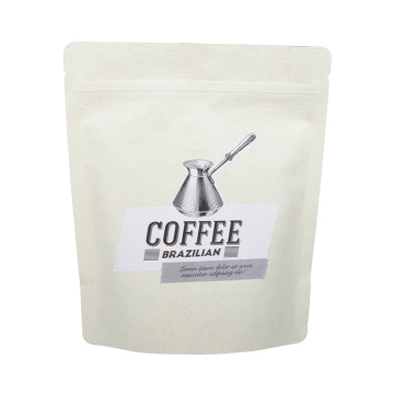 Sacs à valve à café vides refermables de 12 oz