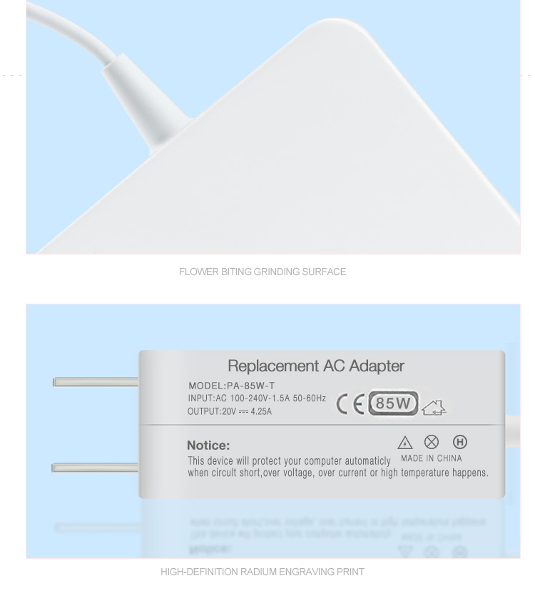 85WT wall power adapter for macbook air