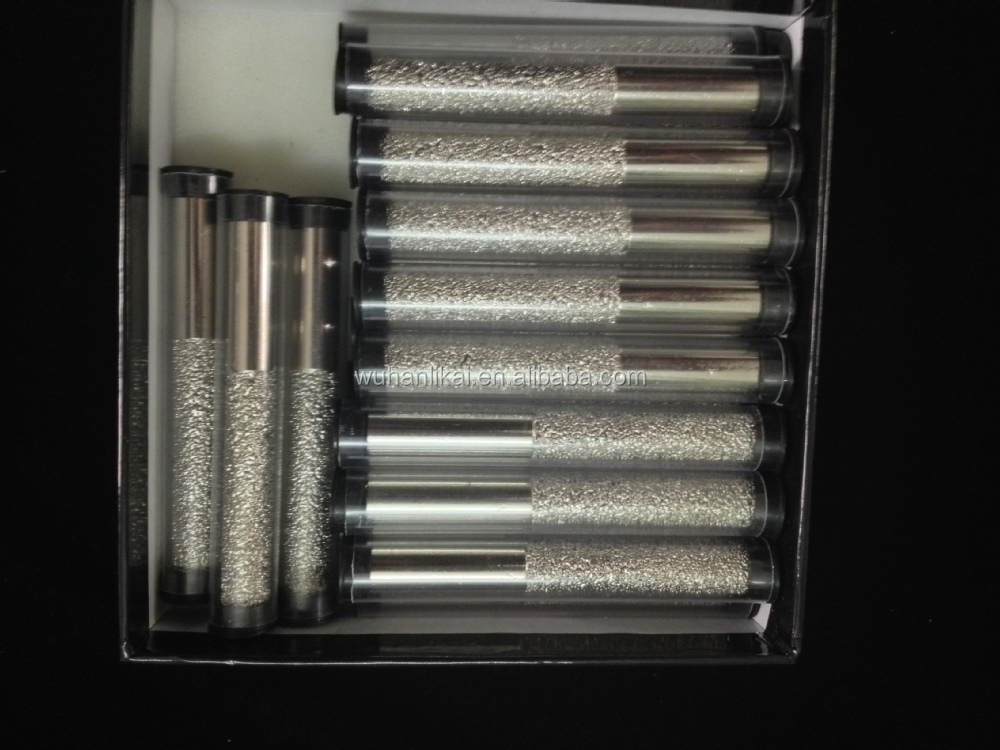 1/8 inch diameter sharp Vacuum Brazed diamond finger bits grinding stone