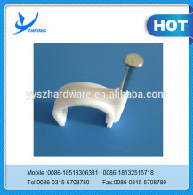 Hot Sale Round Plastic Clip with Nail