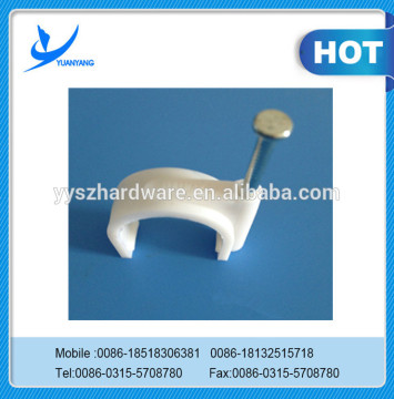 Hot Sale Round Plastic Clip with Nail