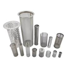 Stainless Steel Flange Cylindrical Filter Screen Cylinder