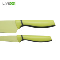 Non stick Green knife set