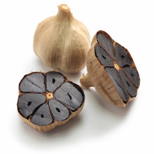product of black garlic with multiple peels