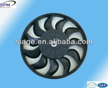 High quality injection plastic radiator fan mould fabricating
