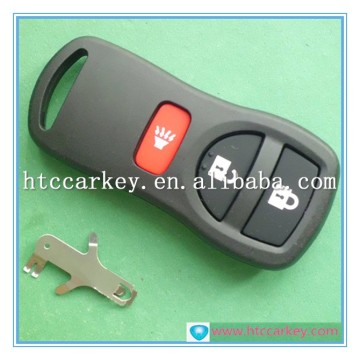 High quality car key shell for nissan 3 button remote nissan tiida remote key