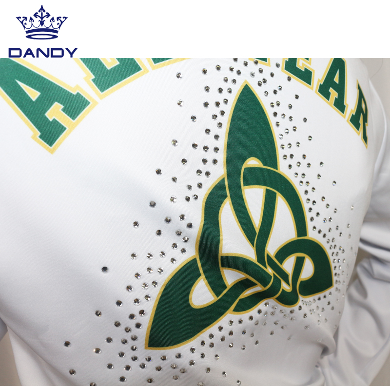 cheer jackets with rhinestones