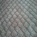 50mm * 50mm Galvanis PVC dilapisi Chain Link Pagar