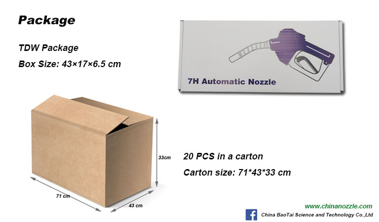 TDW 7H 1" Fuel dispenser Automatic Nozzle refueling nozzle