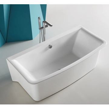 Tina de baño rectangular independiente de lujo de alto grado