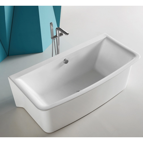 Tina de baño rectangular independiente de lujo de alto grado