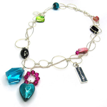 Gemstone necklace